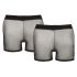 Svenjoyment - set boxer transparent - negru (2 piese) S-L