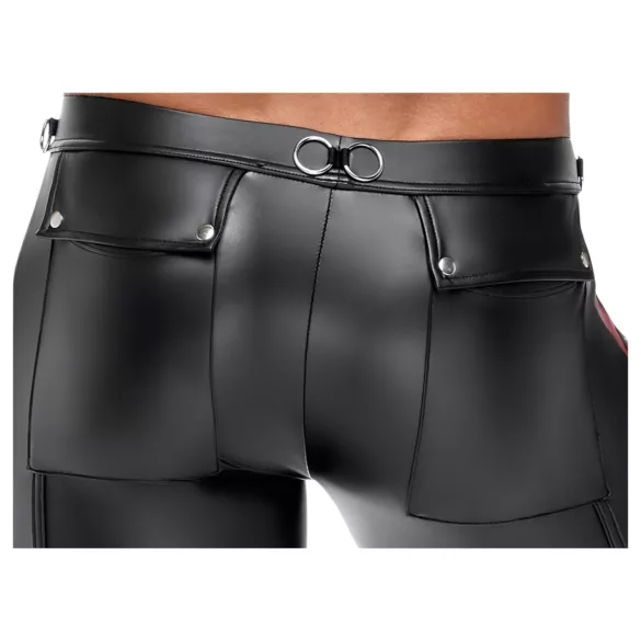 NEK - pantaloni lungi - bumbac - negru - XL