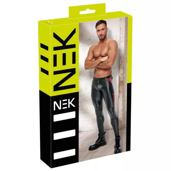 NEK - pantaloni lungi - bumbac - negru - XL