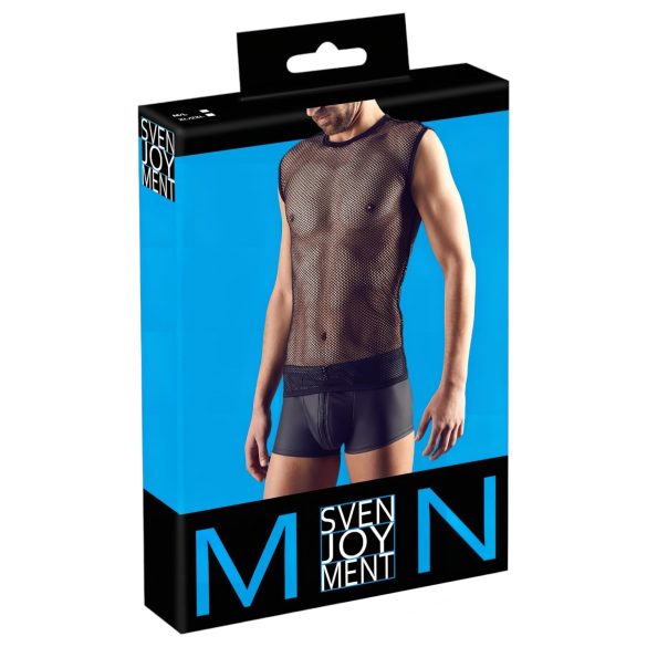 Svenjoyment - Top plasă negru