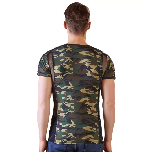 NEK - tricou camuflaj pentru bărbați (verde-maro)