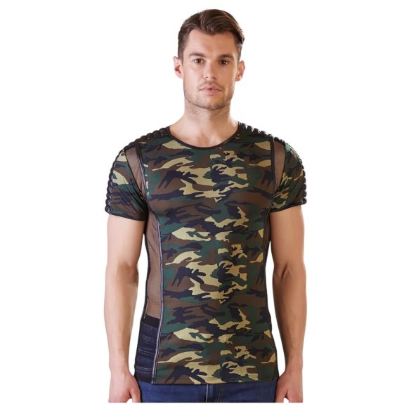 NEK - tricou camuflaj pentru bărbați (verde-maro) - 2XL