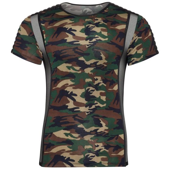 / NEK - tricou de camuflaj pentru bărbați (verde-marrom) - 2XL