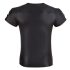 NEK - tricou bărbătesc cu efect mat, cu mâneci scurte (negru) - XL