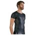 NEK - tricou bărbătesc cu efect mat, cu mâneci scurte (negru) - 2XL