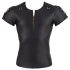 NEK - tricou bărbătesc cu efect mat, cu mâneci scurte (negru) - 2XL