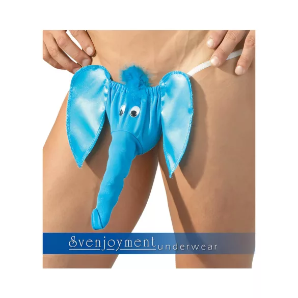 Svenjoyment - tanga cu elefant albastru (S-L)