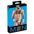 Svenjoyment - costum tanga bărbați chelner - negru-alb