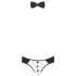 Svenjoyment - costum tanga bărbați chelner - negru-alb