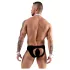 Svenjoyment - costum tanga bărbați chelner - negru-alb - M