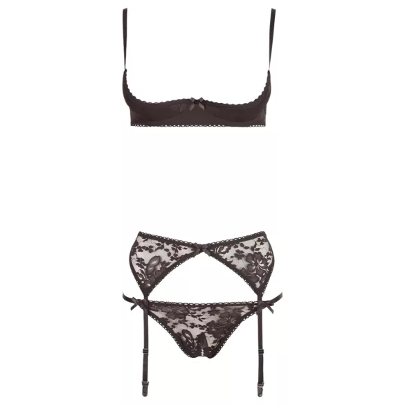 Cottelli - Set erotic 3 piese - negru