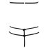 Cottelli - Set dantelă deschisă (negru) - M