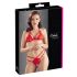 Cottelli - set sutien din dantelă deschis (roșu) - XL