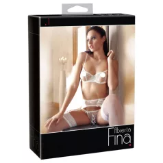   Abierta Fina - set lenjerie cu sutien - model provocator - negru