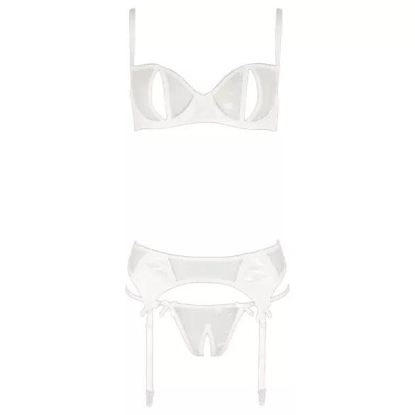 Abierta Fina - set lenjerie cu sutien - model provocator - negru