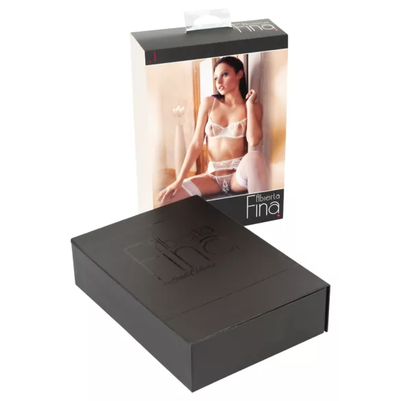 Abierta Fina - set lenjerie cu sutien - model provocator - negru
