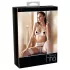 Abierta Fina - set lenjerie cu sutien - model provocator - negru - 80B/M