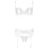 Abierta Fina - set lenjerie cu sutien - model provocator - negru - 80B/M