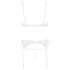 Abierta Fina - set lenjerie cu sutien - model provocator - negru - 80B/M