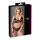 Set lenjerie dantelată mărime mare, negru - Cottelli Plus Size - XXXXL
