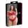 Cottelli Plus Size - set lenjerie sutien dantelă moale - roșu - 2XL
