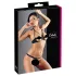 Cottelli - Set sutien cu inele metalice - negru