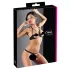 Cottelli - Set sutien cu inele metalice - negru - 80B/M