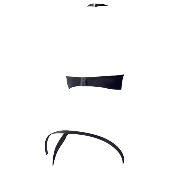 Cottelli - Set sutien cu inele metalice - negru - 80B/M