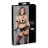 Cottelli Bondage - Set lenjerie dantelat (5 piese)