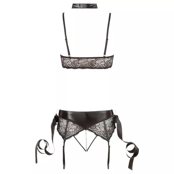 Cottelli Bondage - set lenjerie dantelă 5 piese - M