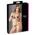 Cottelli - Set sutien brodat strălucitor (negru) - M