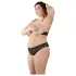 Cottelli Plus Size - set lenjerie cu sutien cu perle - negru