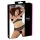 Cottelli Plus Size - set lenjerie cu sutien cu perle - negru - XL
