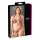 Cottelli - set sutien deschis cu inele metalice (roșu) - M/L