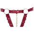 Cottelli - set sutien deschis cu inele metalice (roșu) - M/L