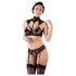 Cottelli - set sutien dantelă cu guler (negru) - 75C/S