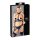Cottelli Bondage - set lucios cu ridicător de sâni și cătușe (negru) - XL