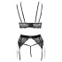 Abierta Fina - set lenjerie sexy din dantelă - negru