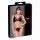 Cottelli - set sutien transparent din dantelă (negru)
