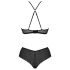 Set bikini din dantelă Passion Eco Kerria (negru) 