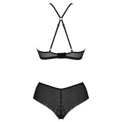 Set de bikini din dantelă Passion Eco Kerria - (negru)