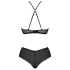 Set bikini dantelă Eco Kerria - negru - L/XL