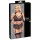 Cottelli Bondage Plus Size - set sutien dantelă (negru) - 4XL