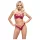 Cottelli Party - set sutien cu efect lucios - roșu