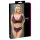 Cottelli Plus Size - Set sutien transparent cu model (mov) - 2XL