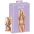 Gust dulce - set lenjerie din dantelă (mov) - L/XL