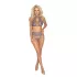 Kissable - set lenjerie din dantelă (mov) - L/XL