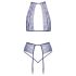 Gust dulce - set lenjerie din dantelă (mov) - L/XL