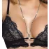 Set Sutien Dantelă Deschis Abierta Fina (negru)
