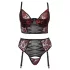 Cottelli Plus Size - set lenjerie sexy - mărime mare - roșu
